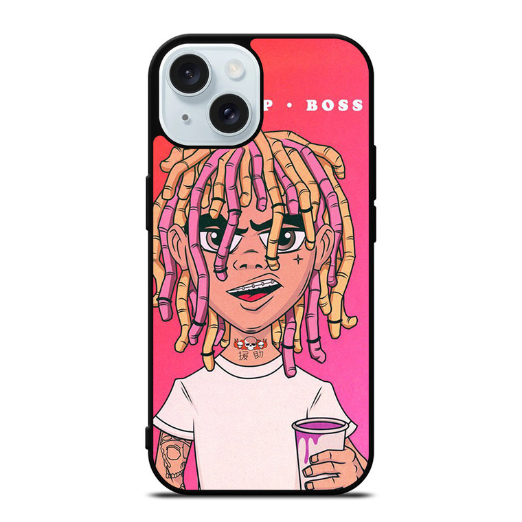 LIL PUMP BOSS CARTOON iPhone 15 Case