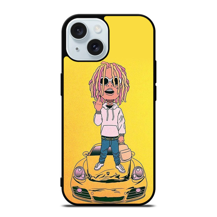 LIL PUMP MIDDLE FINGER iPhone 15 Case LIL PUMP MIDDLE FINGER iPhone 15 Case