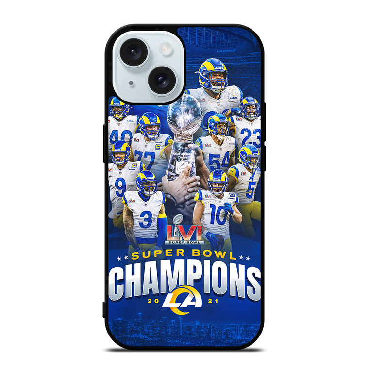 LOS ANGELES RAMS CHAMPIONS iPhone 15 Case