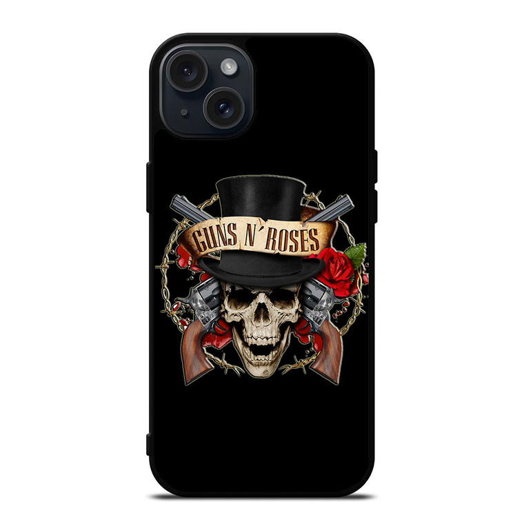 GUN AND ROSES iPhone 15 Plus Case