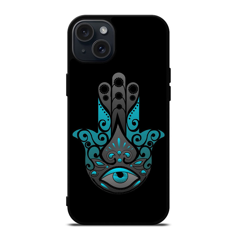 HAMSA EVIL EYE HAND 2 iPhone 15 Plus Case