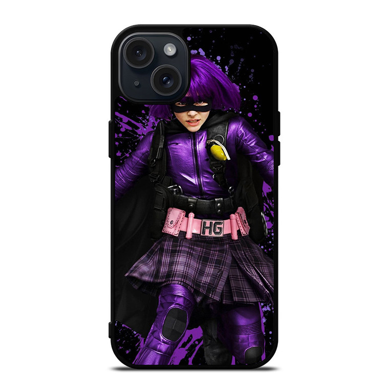 HIT GIRL KICK ASS iPhone 15 Plus Case HIT GIRL KICK ASS iPhone 15 Plus Case