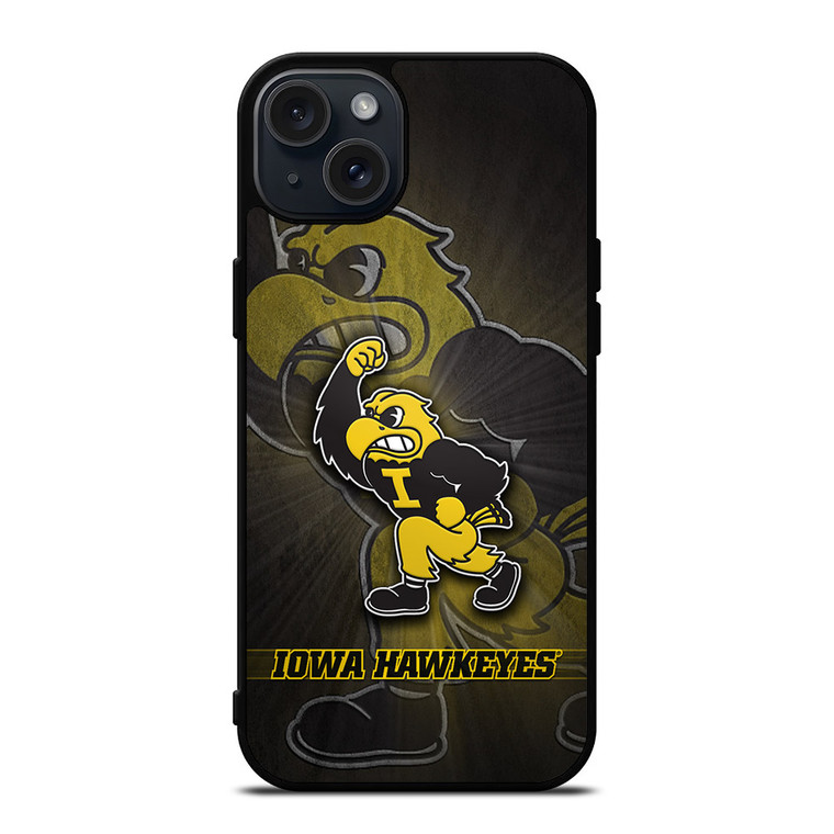 IOWA HAWKEYES iPhone 15 Plus Case