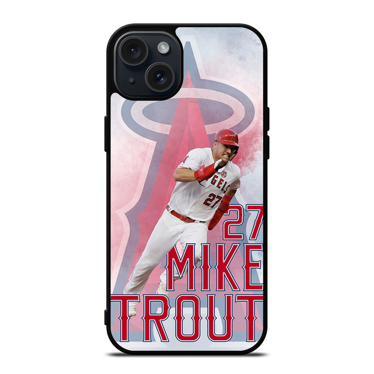 LA ANGELS OF ANAHEIM MIKE TROUT iPhone 15 Plus Case