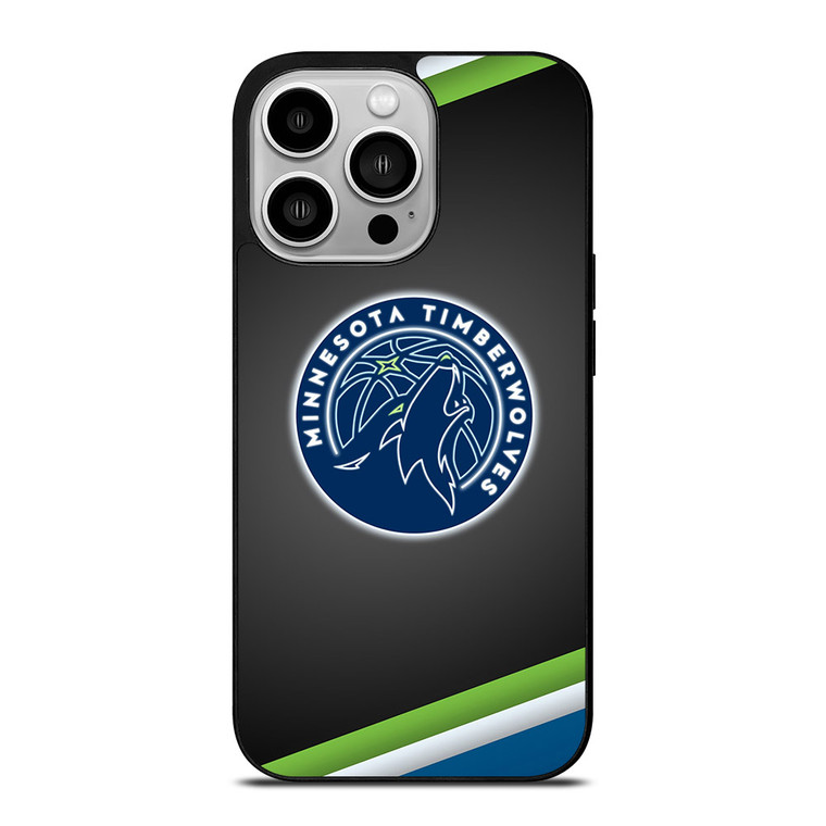 MINNESOTA TIMBERWOLVES LOGO 2 iPhone 14 Pro Case