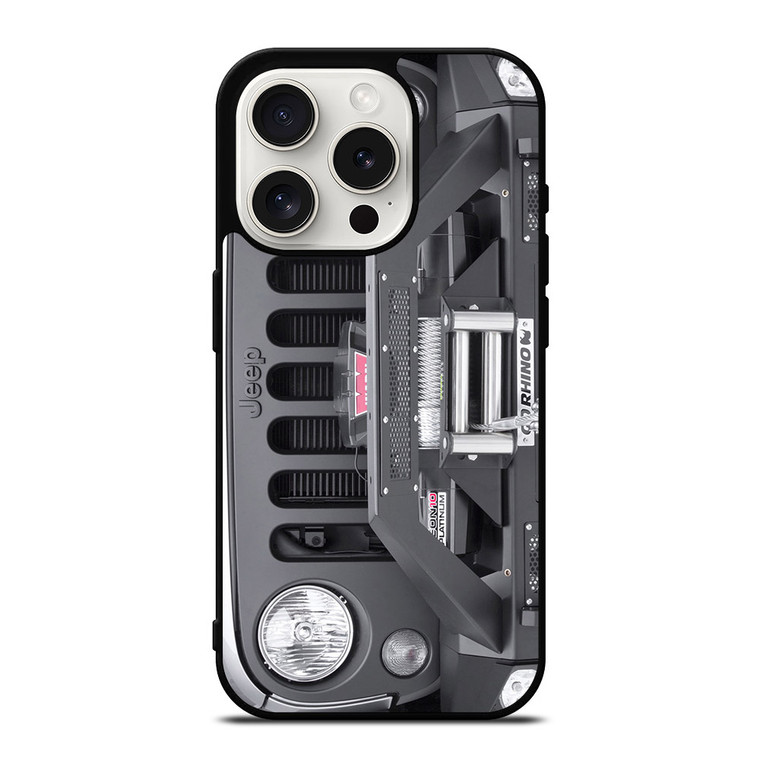JEEP WRANGLER BLACK iPhone 15 Pro Case