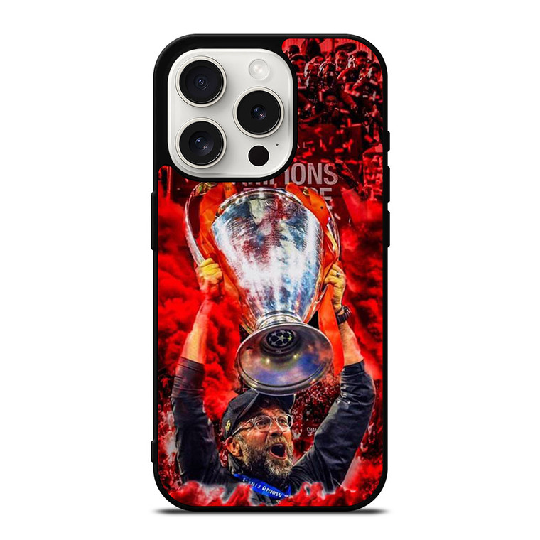 JURGEN KLOPP LIVERPOOL CHAMPIONS iPhone 15 Pro Case