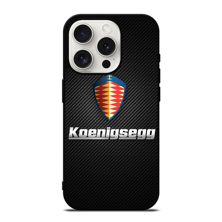 KOENIGSEGG LOGO iPhone 15 Pro Case KOENIGSEGG LOGO iPhone 15 Pro Case