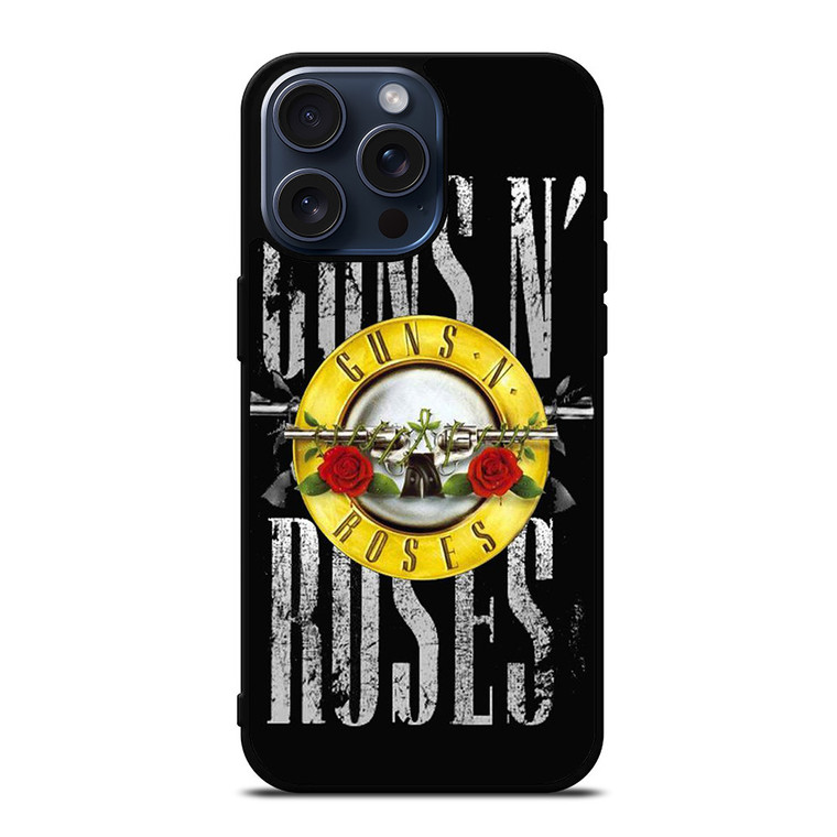 GUN AND ROSES LOGO 2 iPhone 15 Pro Max Case