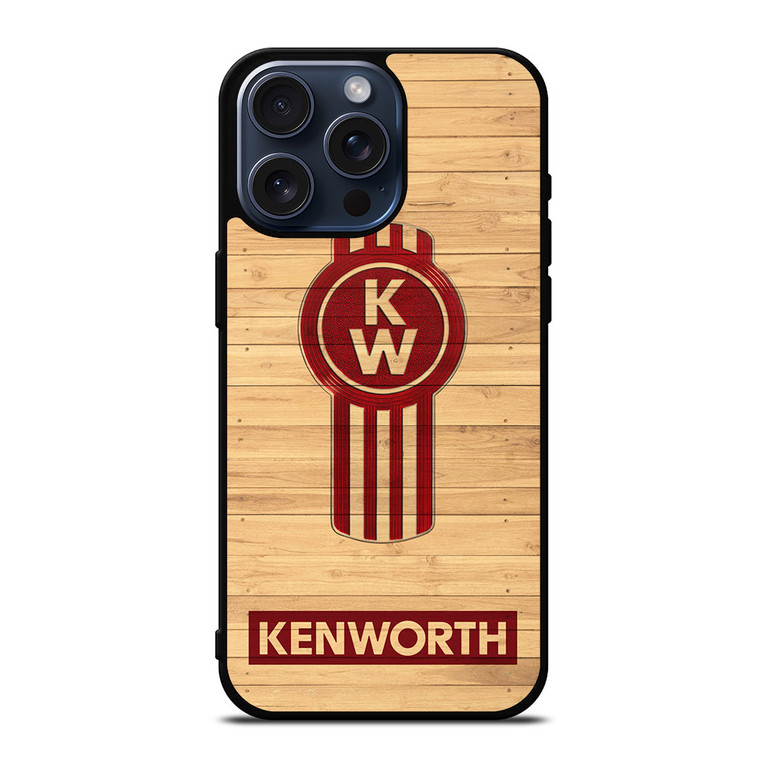 KENWORTH TRUCK LOGO WOODEN iPhone 15 Pro Max Case