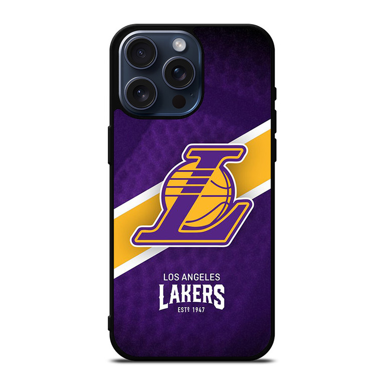 LOS ANGELES LAKERS LOGO 3 iPhone 15 Pro Max Case