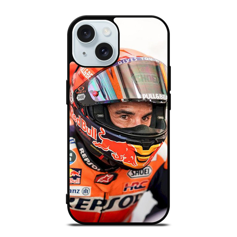 MARC MARQUEZ HELMET 3 iPhone 15 Case