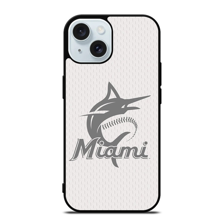 MIAMI MARLINS MLB LOGO 2 iPhone 15 Case