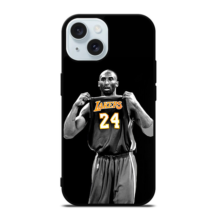 NBA LOS ANGELES LAKERS KOBE BRYANT 2 iPhone 15 Case