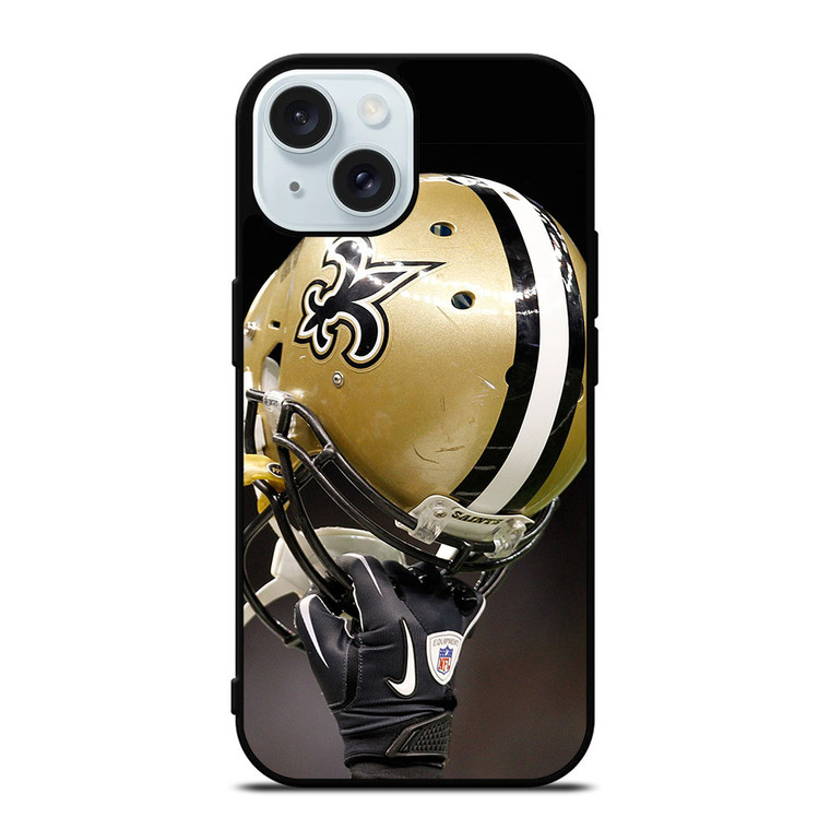 NEW ORLEANS SAINTS HELMET iPhone 15 Case