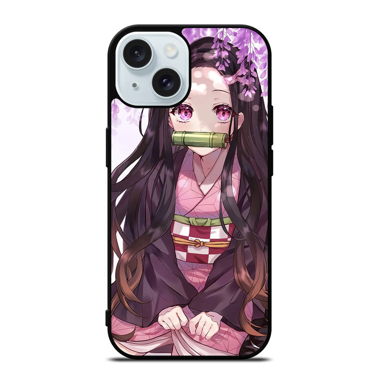 NEZUKO KAMADO DEMON SLAYER 4 iPhone 15 Case