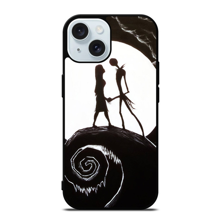 NIGHTMARE BEFORE CHRISTMAS JACK AND SALLY 2 iPhone 15 Case