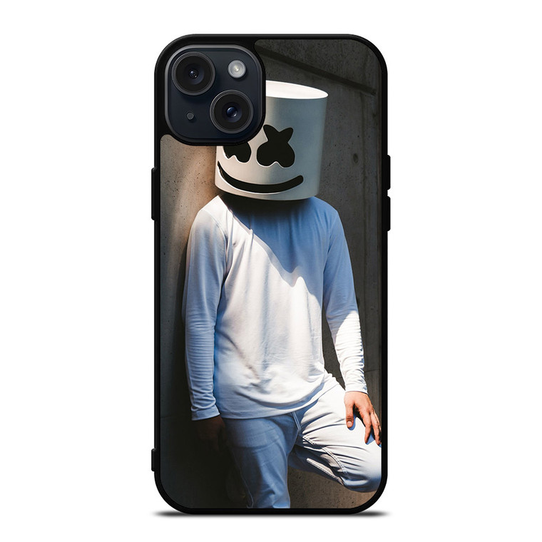 MARSHMELLO ALONE iPhone 15 Plus Case MARSHMELLO ALONE iPhone 15 Plus Case