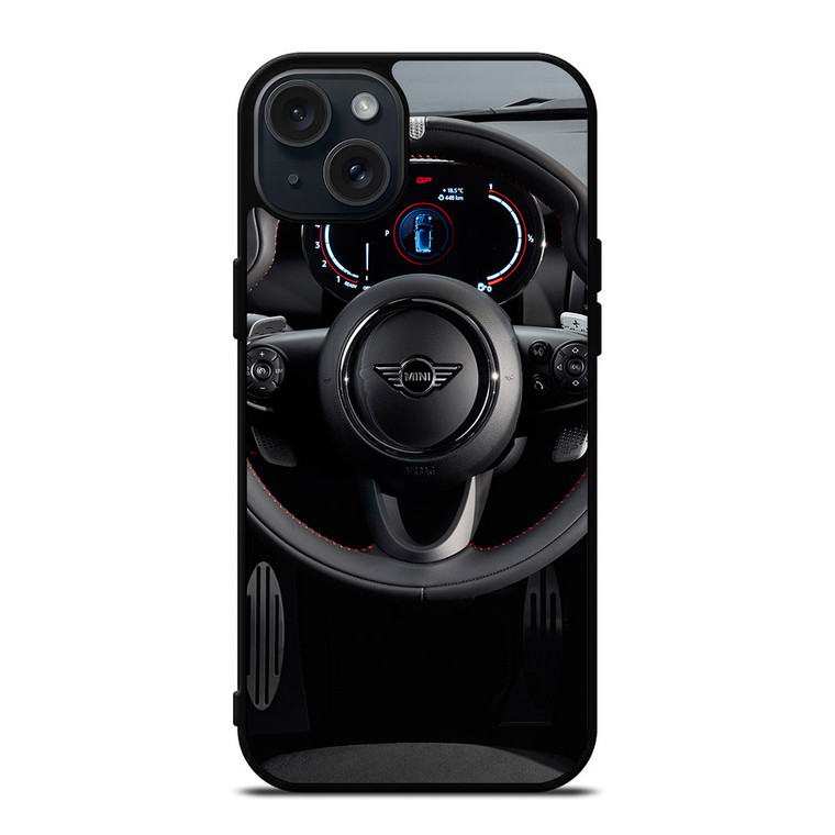 MINI COOPER STEERING WHEEL 2 iPhone 15 Plus Case