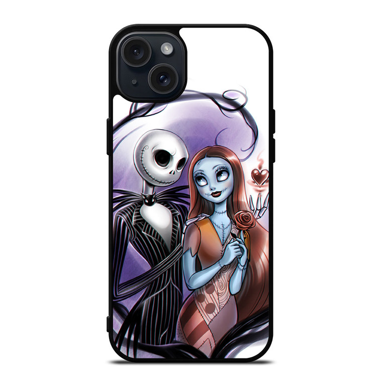 NIGHTMARE BEFORE CHRISTMAS JACK AND SALLY iPhone 15 Plus Case