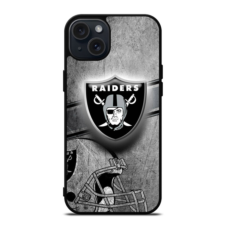 OAKLAND RAIDERS LOGO iPhone 15 Plus Case