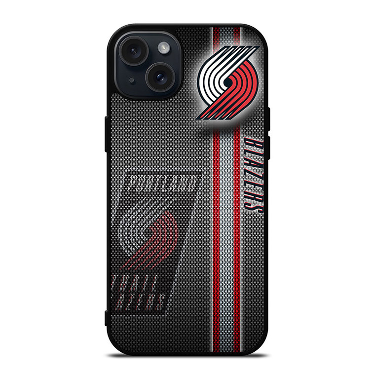 PORTLAND BLAZERS LOGO 2 iPhone 15 Plus Case