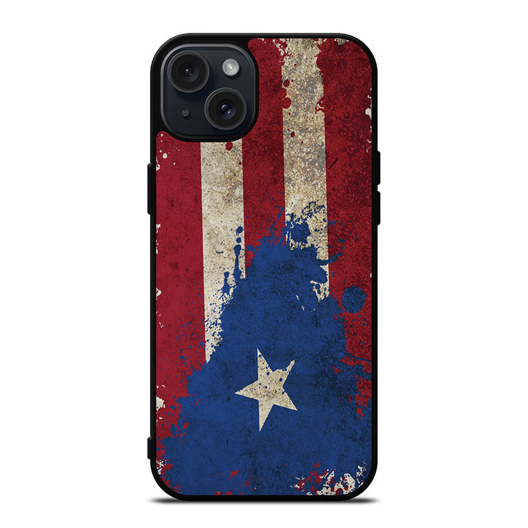 PUERTO RICO FLAG 2 iPhone 15 Plus Case