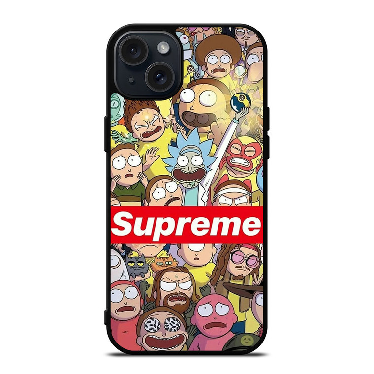 RICK AND MORTY SUPREME iPhone 15 Plus Case