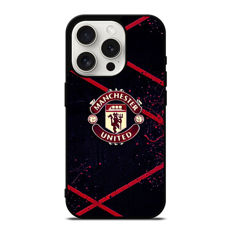 MANCHESTER UNITED LOGO 2 iPhone 15 Pro Case