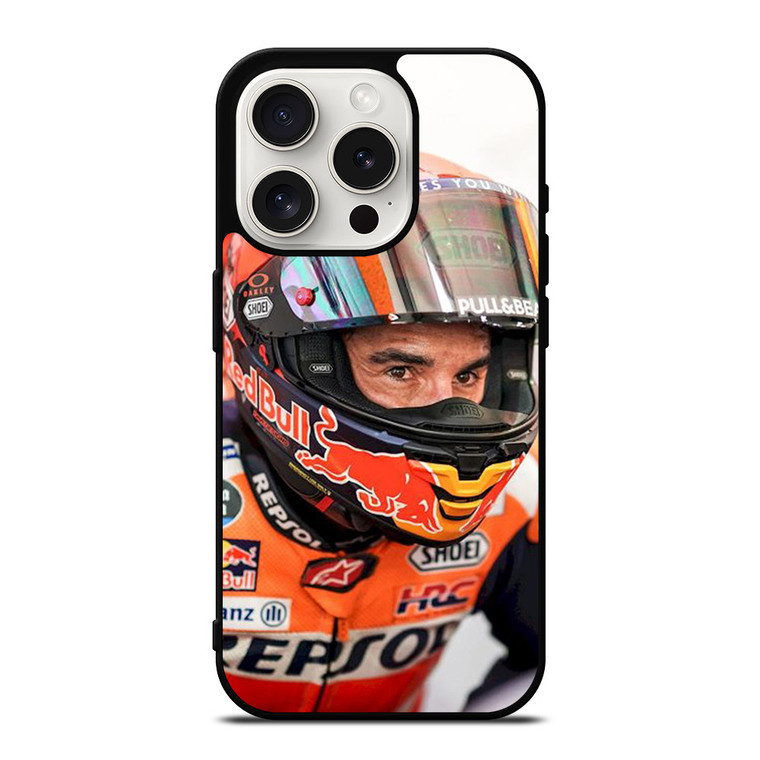 MARC MARQUEZ HELMET 3 iPhone 15 Pro Case