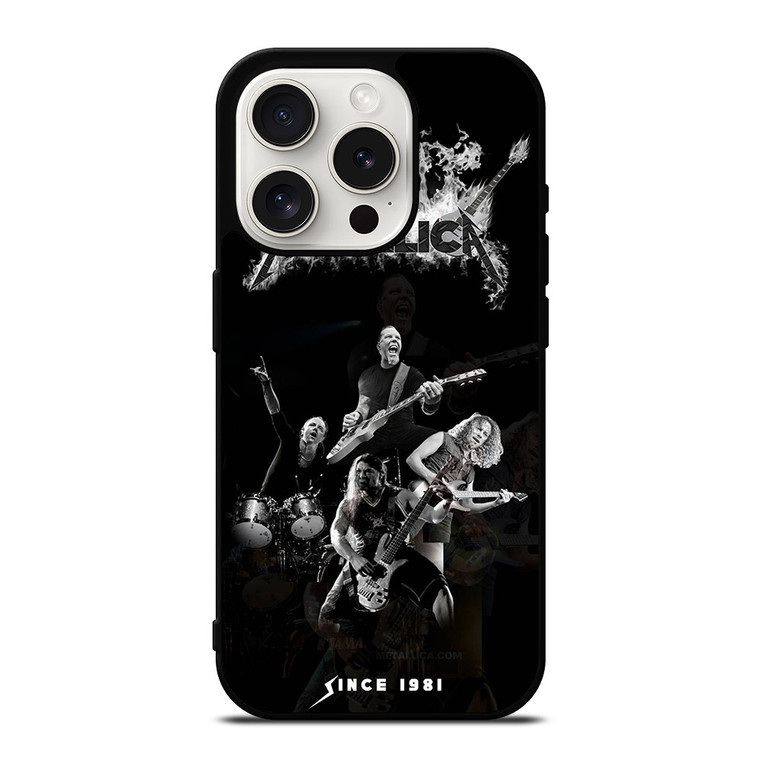 METALLICA BAND ROCK 3 iPhone 15 Pro Case