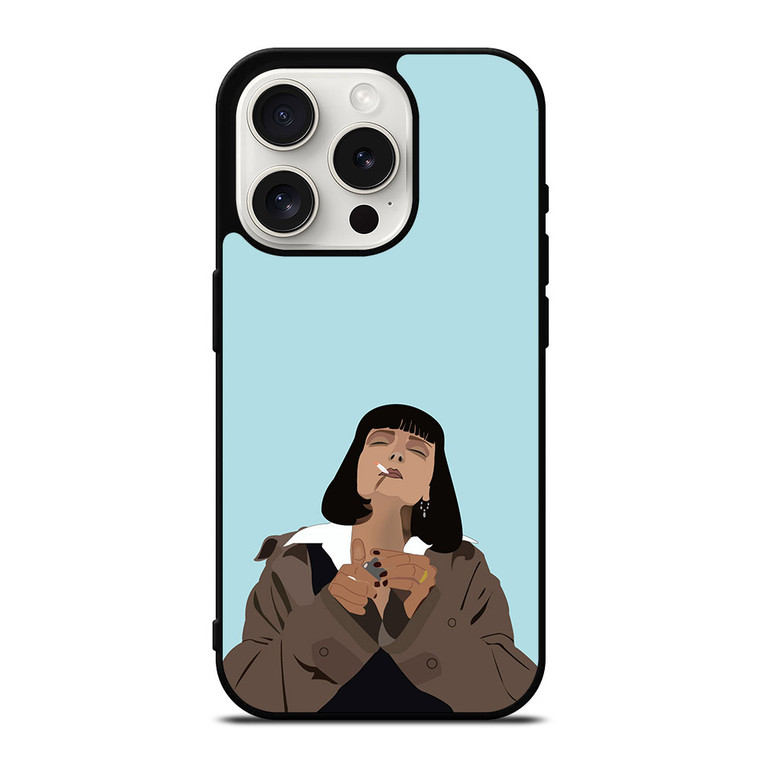 MIA WALLACE PULP FICTION 2 iPhone 15 Pro Case