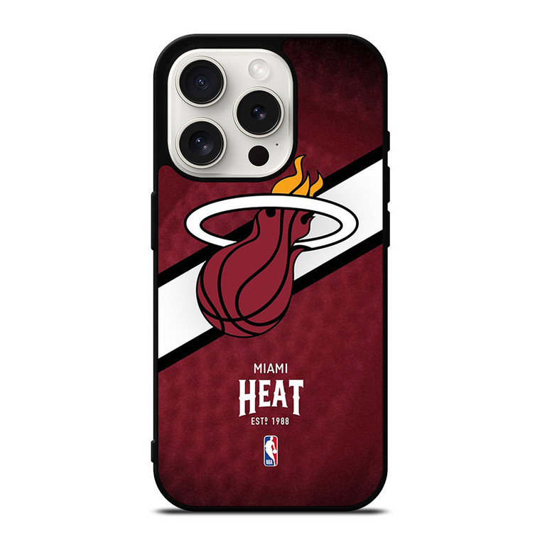 MIAMI HEAT NBA iPhone 15 Pro Case