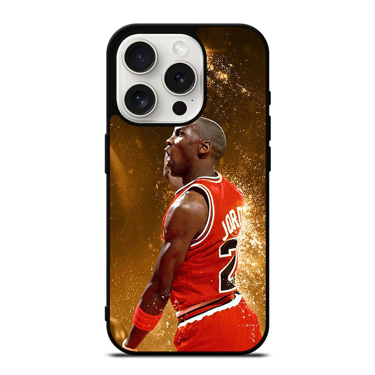 MICHAEL JORDAN CHICAGO BULLS iPhone 15 Pro Case
