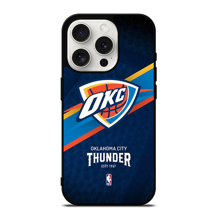OKLAHOMA CITY THUNDER LOGO 2 iPhone 15 Pro Case