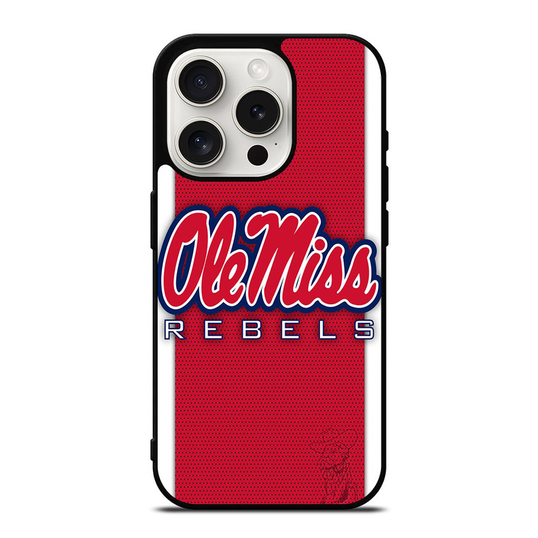 OLE MISS REBELS iPhone 15 Pro Case