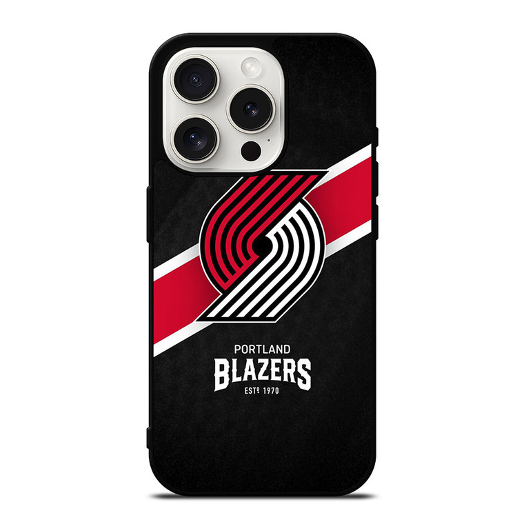 PORTLAND BLAZERS LOGO iPhone 15 Pro Case