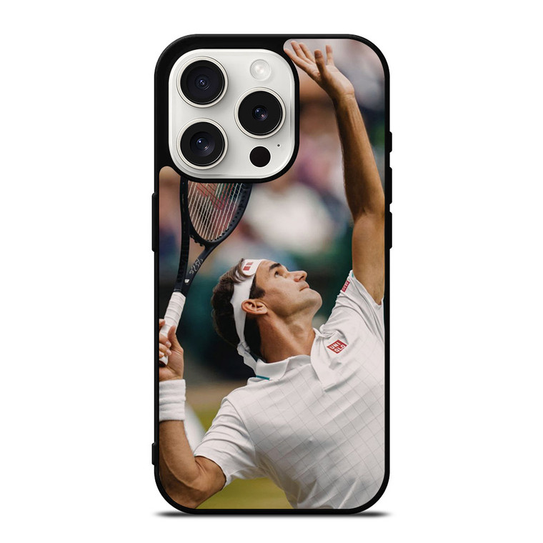 ROGER FEDERER SERVE iPhone 15 Pro Case ROGER FEDERER SERVE iPhone 15 Pro Case