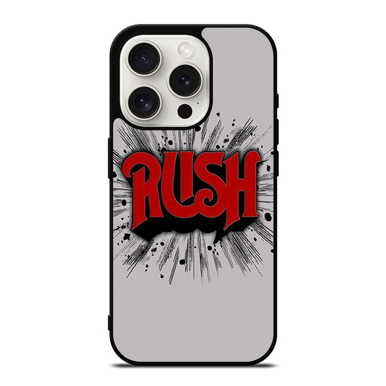 RUSH ROCK BAND iPhone 15 Pro Case