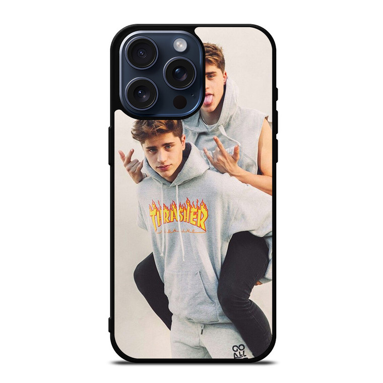 MARTINEZ TWINS THRASHER iPhone 15 Pro Max Case MARTINEZ TWINS THRASHER iPhone 15 Pro Max Case