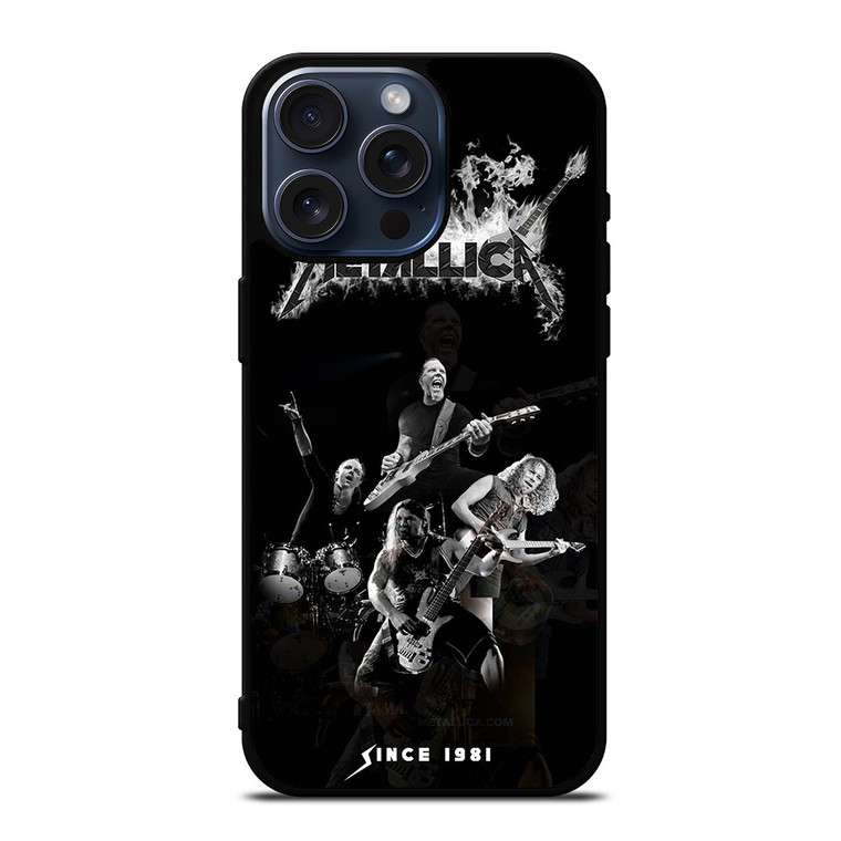 METALLICA BAND ROCK 3 iPhone 15 Pro Max Case