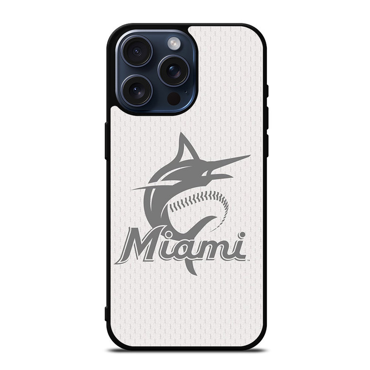 MIAMI MARLINS MLB LOGO 2 iPhone 15 Pro Max Case