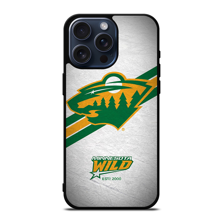 MINNESOTA WILD LOGO 3 iPhone 15 Pro Max Case