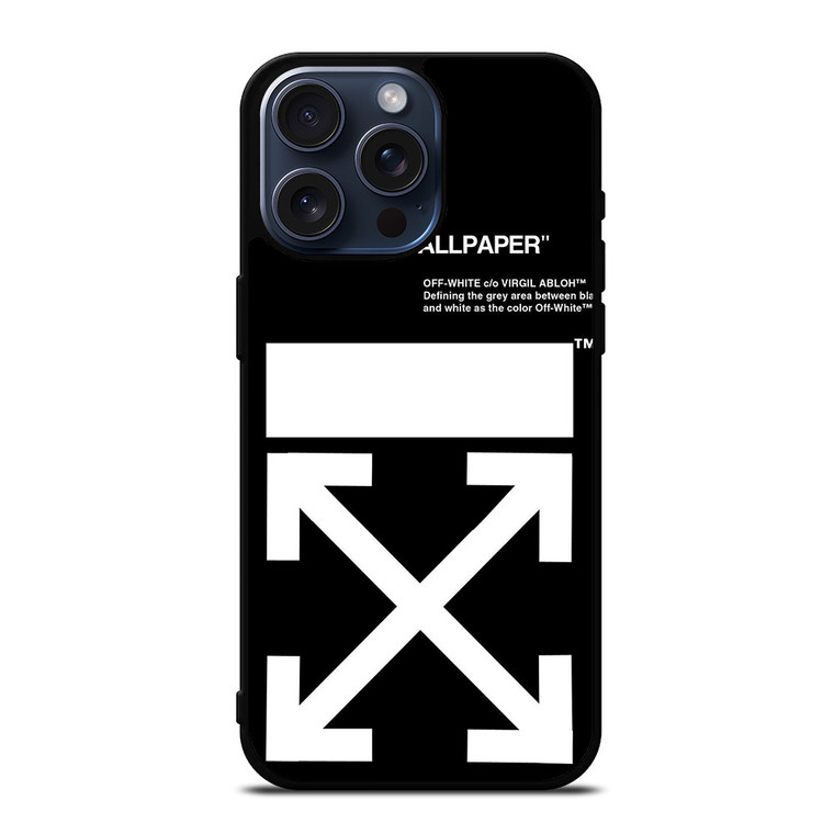 OFF WHITE iPhone 15 Pro Max Case