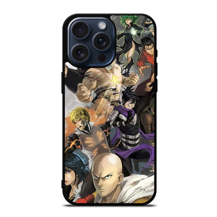ONE PUNCH MAN CHARACTERS iPhone 15 Pro Max Case