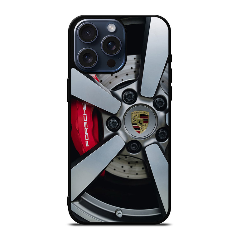 PORSCHE CAR WHEEL 3 iPhone 15 Pro Max Case
