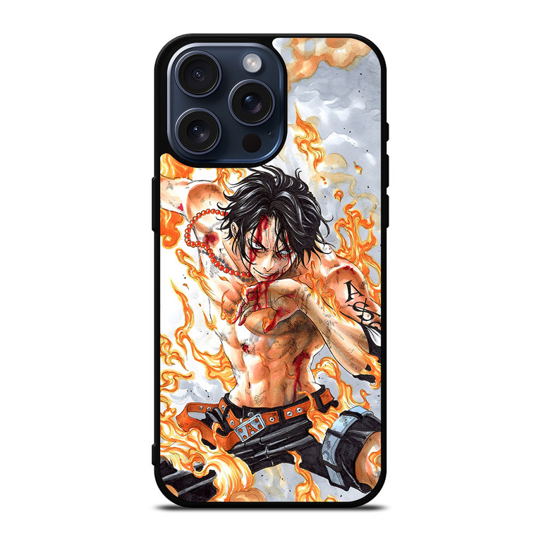 PORTGAS D ACE BLEEDING iPhone 15 Pro Max Case