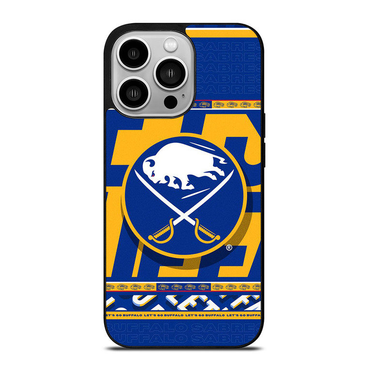 BUFALLO SABRES LOGO 2 iPhone 14 Pro Case
