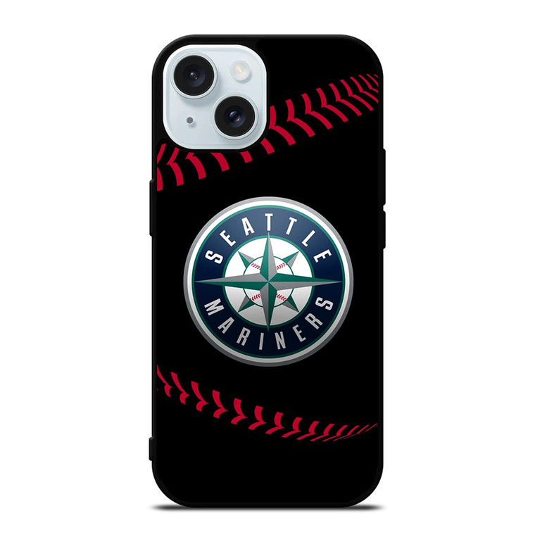 SEATTLE MARINERS LOGO iPhone 15 Case