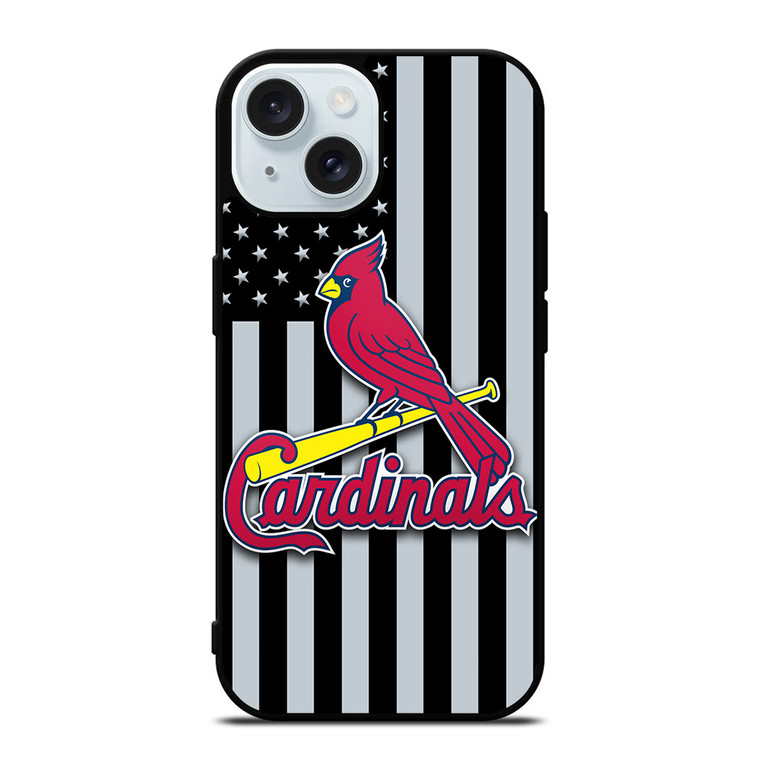 ST LOUIS CARDINALS LOGO 3 iPhone 15 Case